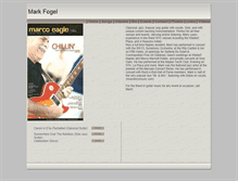 Tablet Screenshot of markfogelmusic.com